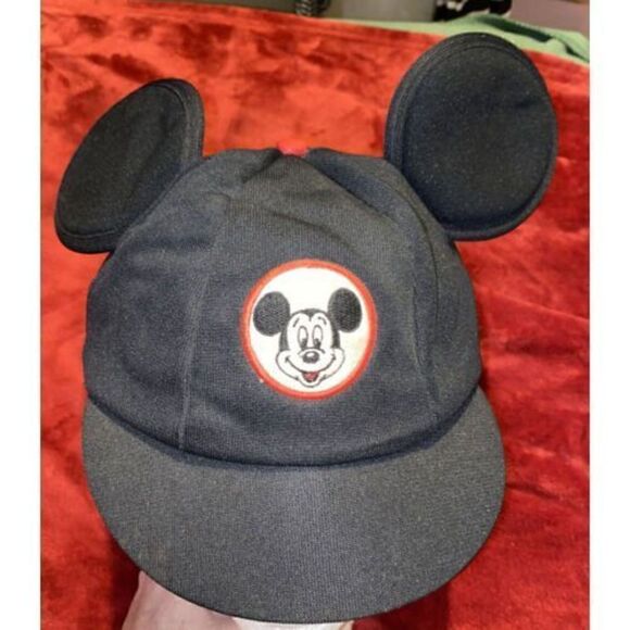 Vintage Disney Mickey Mouse Ears Hat Cap 1960’s Club Mouseketeer Hat Made In USA - Picture 1 of 7